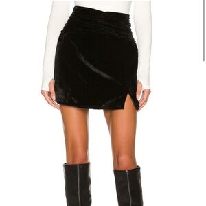 Lovers and Friends Merci Velvet Mini Skirt Women’s S